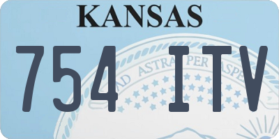 KS license plate 754ITV