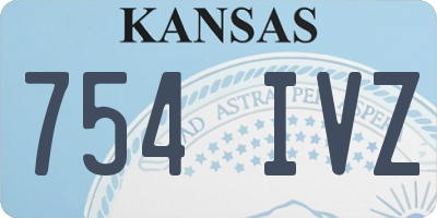 KS license plate 754IVZ