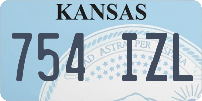 KS license plate 754IZL