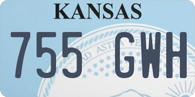 KS license plate 755GWH