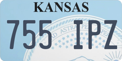 KS license plate 755IPZ