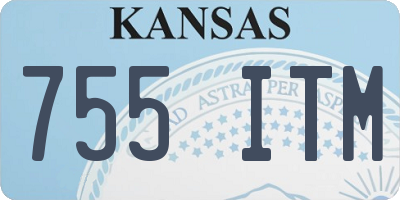 KS license plate 755ITM