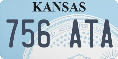 KS license plate 756ATA