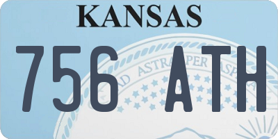 KS license plate 756ATH