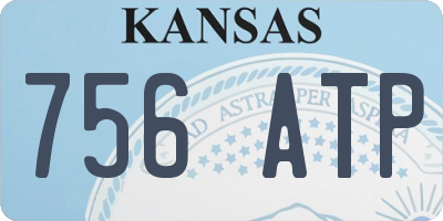 KS license plate 756ATP