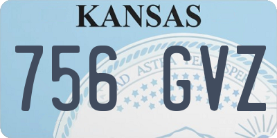 KS license plate 756GVZ