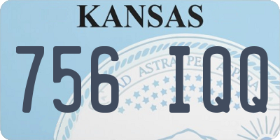 KS license plate 756IQQ