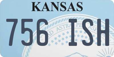 KS license plate 756ISH