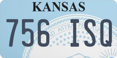 KS license plate 756ISQ