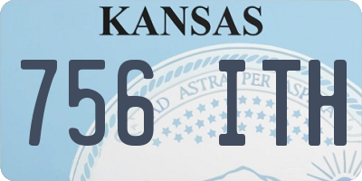 KS license plate 756ITH