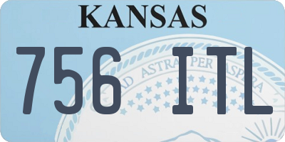KS license plate 756ITL