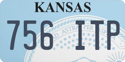 KS license plate 756ITP