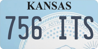 KS license plate 756ITS