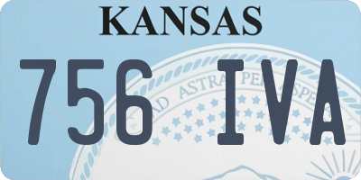 KS license plate 756IVA