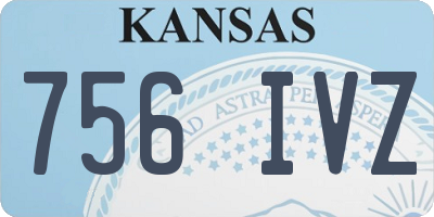 KS license plate 756IVZ