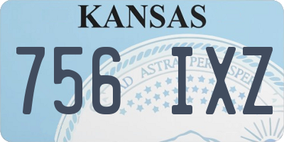 KS license plate 756IXZ