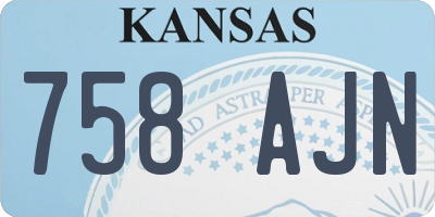 KS license plate 758AJN