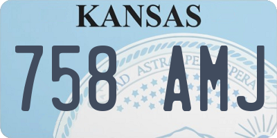 KS license plate 758AMJ