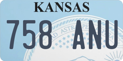 KS license plate 758ANU