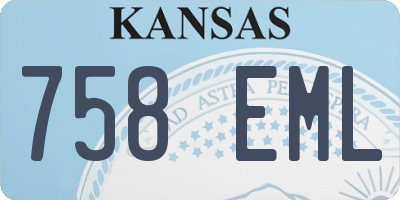 KS license plate 758EML