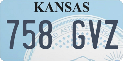 KS license plate 758GVZ