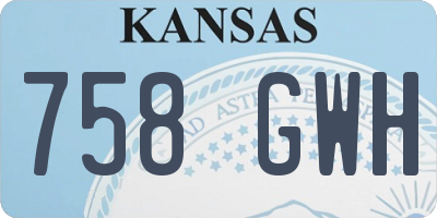 KS license plate 758GWH