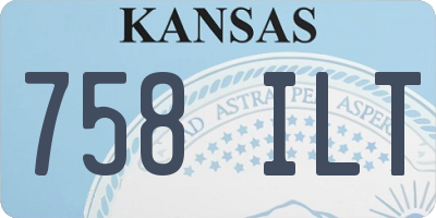 KS license plate 758ILT