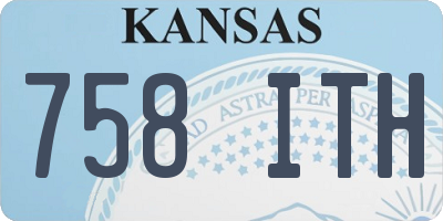 KS license plate 758ITH