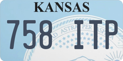 KS license plate 758ITP