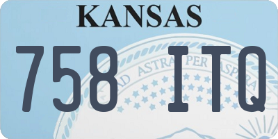 KS license plate 758ITQ
