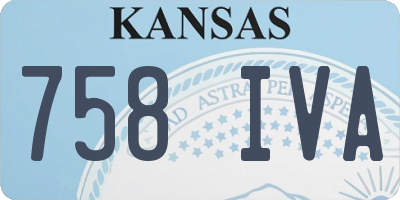 KS license plate 758IVA