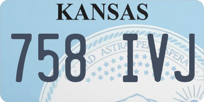 KS license plate 758IVJ
