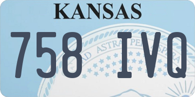 KS license plate 758IVQ
