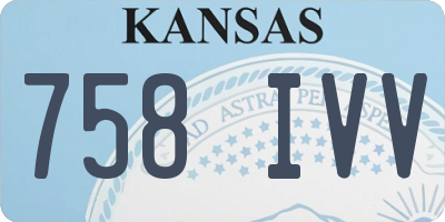 KS license plate 758IVV