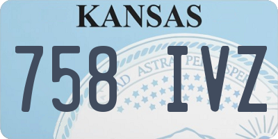 KS license plate 758IVZ
