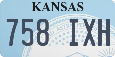 KS license plate 758IXH