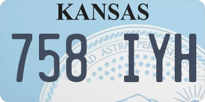 KS license plate 758IYH