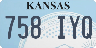 KS license plate 758IYQ