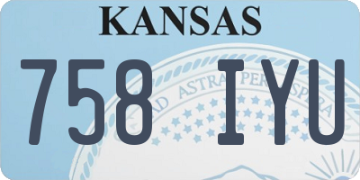 KS license plate 758IYU
