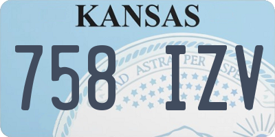 KS license plate 758IZV