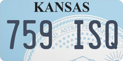 KS license plate 759ISQ