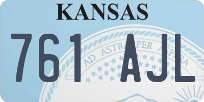 KS license plate 761AJL