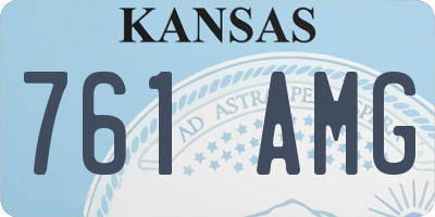 KS license plate 761AMG