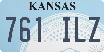 KS license plate 761ILZ