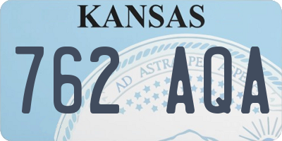 KS license plate 762AQA
