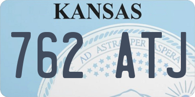 KS license plate 762ATJ