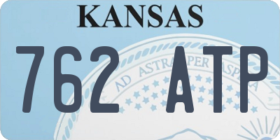 KS license plate 762ATP