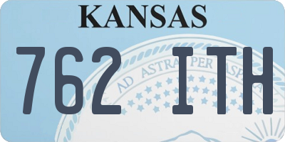 KS license plate 762ITH