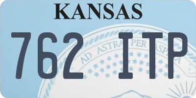 KS license plate 762ITP