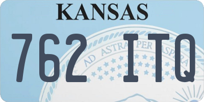 KS license plate 762ITQ